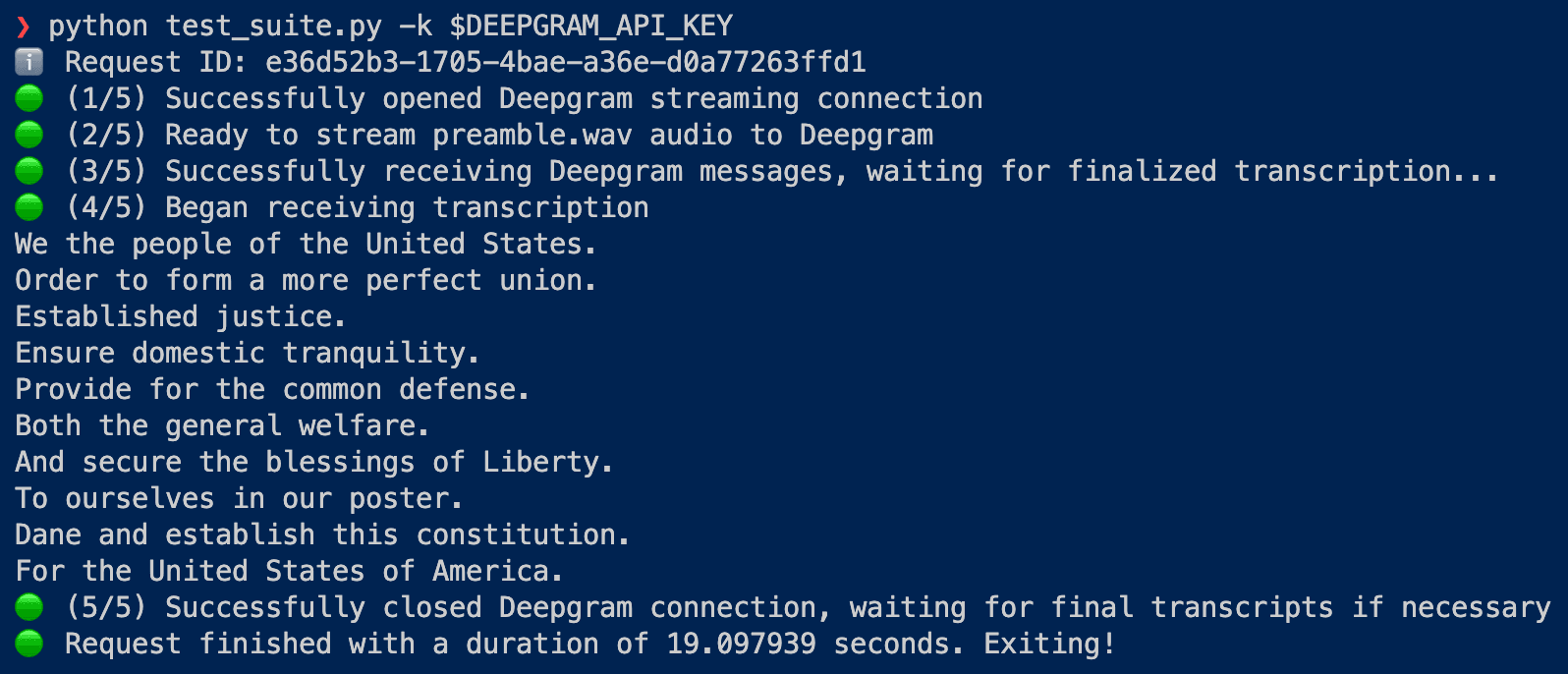 Live Streaming Starter Kit | Deepgram's Docs